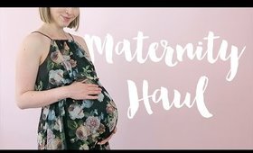 MATERNITY CLOTHING HAUL | Rhiannon Ashlee