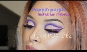 Poppin Purple Instagram Makeup | @Pdx_Dez