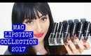 MAC LIPSTICK COLLECTION 2017 | Lip Swatch Video | Rosa Klochkov