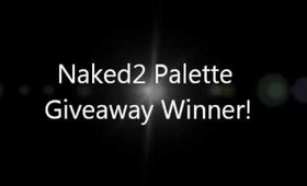 Naked2 Palette Giveaway Winner!