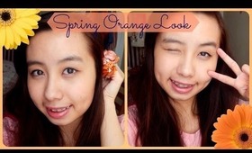 Fresh Spring Orange Look: Korean Inspired ♥