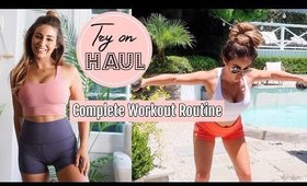 MY CURRENT WORKOUT SCHEDULE  //lululemon fitness haul