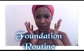 How to apply Foundation!! foundation routine.