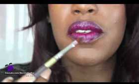 #1 Look at MY LIPS: Tropical Holiday PUNCH Fuschia Fusion w/ Night (MAC) Moth