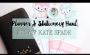 ♥ Planner & Stationery HAUL ♥ ETSY Sew Much Crafting, Sweet Kawaii Designs Kate Spade | Grace Go