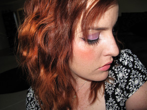 Just filmed a tutorial on this purple pinup look! Coming very soon <3 xx MakeupDollbaby