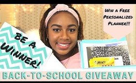 ISSA GIVEAWAY 2017 (OPEN)| Back to School Essentials & FREE Personalized Planner!!!