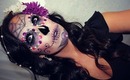 Glam Sugar Skull Makeup Transformation