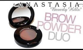 Review & Swatches: ANASTASIA Beverly Hills Brow Powder Duo