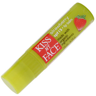 Kiss My Face Strawberry Lip Balm with Organic Ingredients - SPF 15