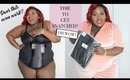 IS THIS WAIST TRAINER GOING TO SNATCH MY WAIST? FAT GIRL LIFE HACK LOL!