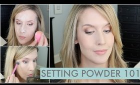 How to Use Setting Powder for Natural Long Lasting Makeup That's Not Flat!