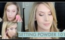 How to Use Setting Powder for Natural Long Lasting Makeup That's Not Flat!