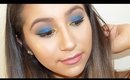 DRAMATIC BLUE EYES WITH A POP OF COLOR | My 21st Birthday Makeup
