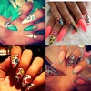 muti-colored nails