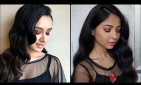 Shraddha Kapoor Inspired Makeup | Bold Red Cranberry Eyes for Fall | Stacey Castanha