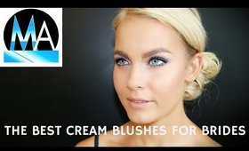 BEST CREAM BLUSHES for Dry Skin Brides Step by Step Tutorial Pt. 7 - mathias4makeup