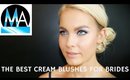 BEST CREAM BLUSHES for Dry Skin Brides Step by Step Tutorial Pt. 7 - mathias4makeup