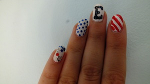 Jedward Victory inspired! This is the Edward hand ;)