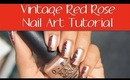 DIY: Vintage Rose Nail Art Tutorial