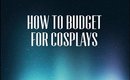Save up for Cosplay by BUDGETING!