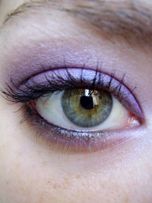 smokey purple for brown eyes
