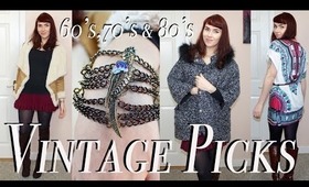 Vintage Themed Online Fashion Picks; Retro '60's, 70's & 80's!