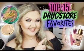 TOP 15 DRUGSTORE FAVORITES | 2018