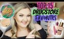 TOP 15 DRUGSTORE FAVORITES | 2018