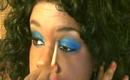 The Blue Sensation Look Using BHCosmetics and E.L.F smokey blue eyes