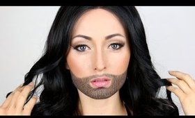 A GIRL WITH A BEARD!?