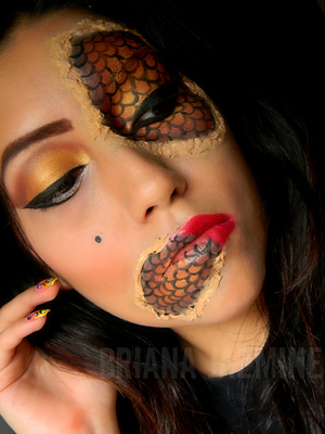 Jujubeads Jewelry & Cosmetics, Inc.
Colors used for this whole look:
*temptation
*brick
*dark soul
*pure