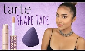 Tarte Shape Tape Contour Concealer + Quickie Blending Sponge DEMO