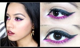 Edgy Black & Pink Makeup Tutorial