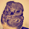 Tutorial:  Knotted, Never-Ending French Braid Sock Bun!