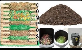 How to | Compost | Starting a Compost Bin | Home Made Garden Soil | DIY | Cheap | Itsmrsshasha