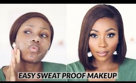 SIMPLE EVERYDAY MAKEUP FOR HOT WEATHER (SWEAT PROOF, HEAT PROOF) | DIMMA UMEH