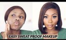 SIMPLE EVERYDAY MAKEUP FOR HOT WEATHER (SWEAT PROOF, HEAT PROOF) | DIMMA UMEH