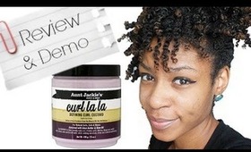 ✄Hair| Aunt Jackies Curl la la Defining Curl Custard Review