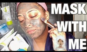 FACE MASKS FAVORITES for ACNE PRONE DRY SKIN CLOGGED PORES ~ skincare collection