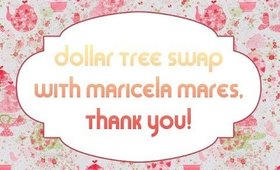 Dollar Tree Swap w/ Maricela, Thank You! [PrettyThingsRock]