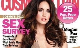 Megan Fox on the Cover of Cosmo - Hair Tutorial + Giveaway!