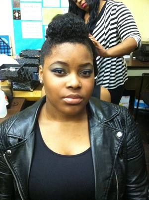 This is one of the looks I created at a Fashion Show a couple of weeks ago.