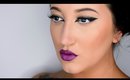 Graphic Liner + Bold Lips | Fall Fashion Week Inspired Makeup Tutorial