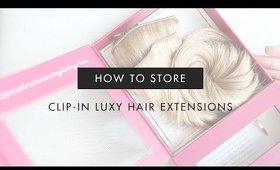 How To Store Clip-in Hair Extensions