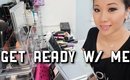 Get Ready w/ ME (Lancome Miracle Cushion Foundation & Kat Von D Shade & Light eyes palette)
