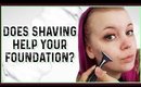 Shaving My Face | Does it Help Your Makeup?