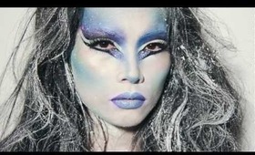 Snow Queen makeup look