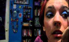 Blue and Black