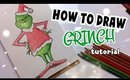 🎄HOW TO DRAW THE GRINCH!💚✍🏽